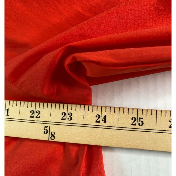 The Look Woman Orange Button Down Oversized Top Size 2X Lagenlook Quiet Luxury - Picture 6 of 8